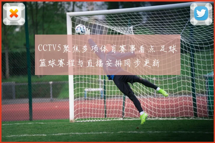 CCTV5聚焦多项体育赛事看点 足球篮球赛程与直播安排同步更新